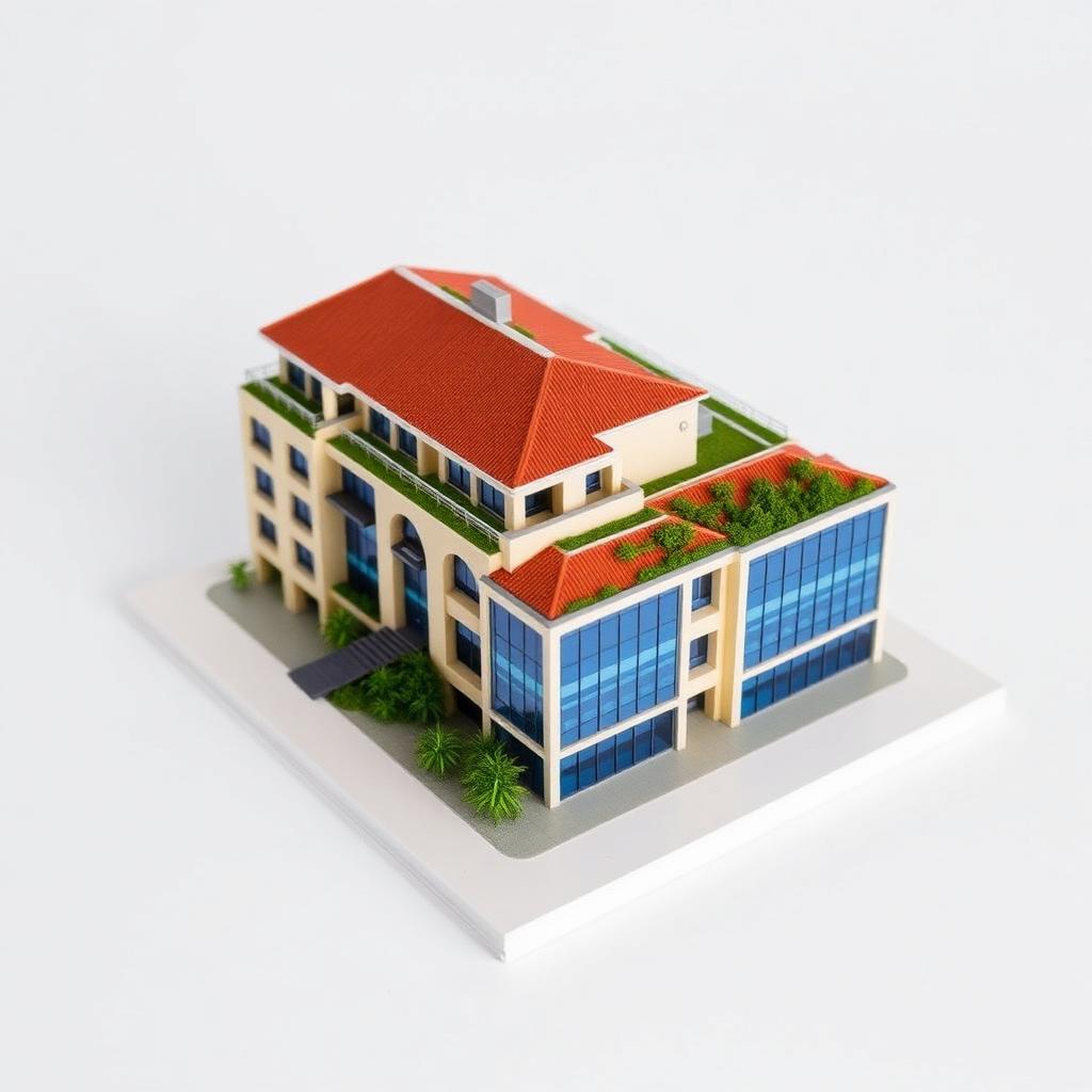 Full color architectural model