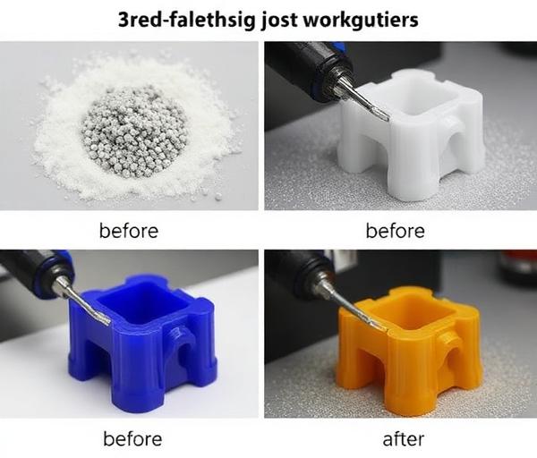 Post-processing workflow for 3D printed parts